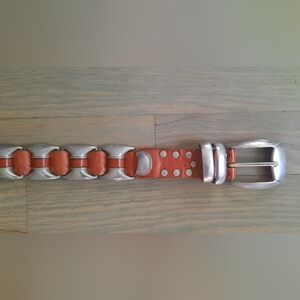 Vintage leather belt M